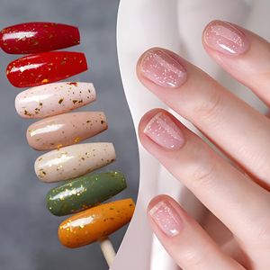 Smalto Gel per Unghie con Glitter Dorato di Alta Qualità, Top Coat Lucido, Base Senza Residui, Personalizzabile con Logo - Product Image 4