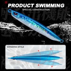 Señuelo de Pesca Hunthouse, 20g 30g 40g, Hundimiento, Largo Alcance, Jigging, Agua Salada, Metal, para Atún, Pez Rey, <span class=keywords><strong>Seriola</strong></span> - Product Image 2