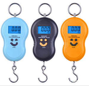 Báscula de maleta portátil en forma de calabaza Báscula de pesaje digital Báscula de equipaje de mano <span class=keywords><strong>50</strong></span> <span class=keywords><strong>kg</strong></span> - Product Image 6