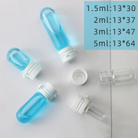 Flacon en verre vide pour échantillon de parfum et huile essentielle cosmétique, personnalisable, couleur givrée, 1,5 ml, 2 ml, 3 ml, 5 ml, vente en gros