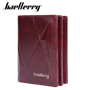 กระเป๋าสตางค์ผู้ชายแบบสั้นแบรนด์ Baellerry สีดำ ซิปอเนกประสงค์ ใช้ได้ทุกวัน - Product Image 5