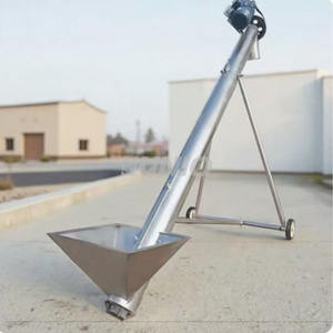 Transportador de Tornillo Tubular Motorizado, Diseño Inclinado Resistente a la Corrosión, Ideal para el Manejo de Granos, Polvo y Minerales - Product Image 2