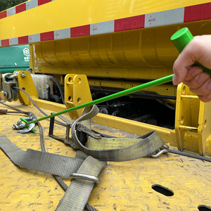 Semirimorchio per autocarro pesante in acciaio di grado industriale verde 32 ''nuova condizione personalizzabile OEM/ODM supporto per rimorchi a pianale - Product Image 5