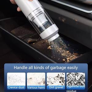 Mini aspiradora portátil sin escobillas para coche de 200W, aspiradora recargable de mano de alta potencia, aspiradora de carga rápida para alfombra de coche - Product Image 2