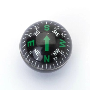 Boussole sphérique de voiture à bord avec ventouse, boule de guidage en plastique décorative multicolore pour l'extérieur, vente en gros - Product Image 4