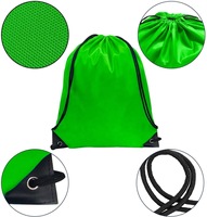 Sacs à cordon en nylon personnalisés en gros pour la natation, sacs à dos et sacs de sport personnalisés, sacs d'entraînement imperméables