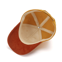 Muestra Gratis, Nueva Gorra de Béisbol Infantil de Pana de 6 Paneles con Logotipo Bordado, para Primavera/Verano, Deportes, Pesca y Actividades al Aire Libre