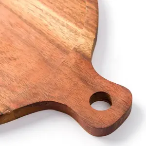 เขียงไม้สับทำด้วยมือเป็นมิตรกับสิ่งแวดล้อมและเป็นธรรมชาติสำหรับใช้ในบ้านและร้านอาหาร - Product Image 5