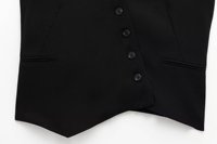Ensemble femmes 2025 nouveau deux-pièces mode Joker sans manches col en V gilet court veste + dames mode pantalon large costume