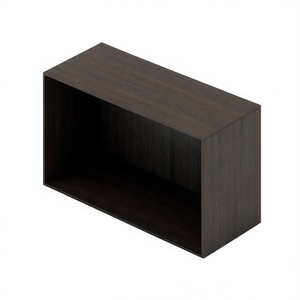 Meuble de rangement moderne à compartiments ouverts 100x38 H60 blanc brillant pour salon - Product Image 1