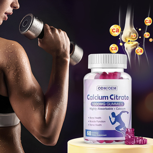 Venta caliente 1000mg Citrato de calcio Gummies Suplementos DE SALUD masticables Suplementos inmunológicos Suplementos de hierbas dietéticas - Product Image 3