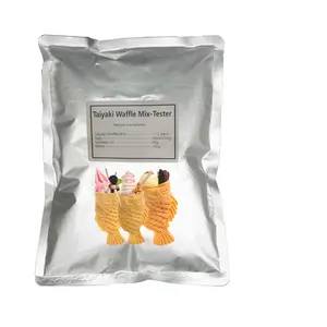 High Quality Fish Waffle Mix Taiyaki Ice Cream Waffle Cone Flour Waffle Powder Mix For Taiyaki Maker Machine