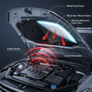 <span class=keywords><strong>Espuma</strong></span> Acústica Insonorizante de Melamina <span class=keywords><strong>para</strong></span> Estudio de Grabación y Acústica de Automóviles - Product Image 1