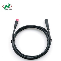 Connecteurs d'alimentation miniatures HuaYin HY-M8-02 M8, 2 broches, étanches, pour appareils intelligents, contrôleur, scooter électrique