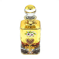 Flacon de parfum à l'huile d'attar oud en verre doré de 150 ml, 250 ml, 450 ml, avec bouchon en liège, pour l'affichage en magasin