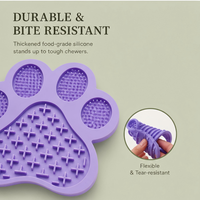 Tapis de léchage personnalisé en silicone pour chiens et chats, distributeur de friandises pour l'enrichissement et l'alimentation des animaux domestiques en intérieur