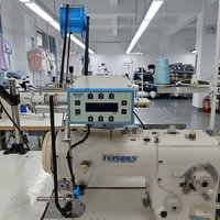 Machine à coudre multifonctionnelle MC-6D à trois couleurs, à micro-ordinateur, 6 sections réglables, pour sous-vêtements et maillots de bain