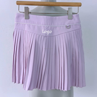 Jupe de golf plissée mini sportive personnalisée pour femmes