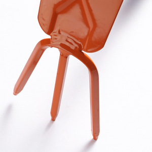 Mini Gardening Shovel Orange Plastic Head With Black Handle For Soil Digging And Plant Care - Product Image 3