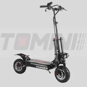 Tomini طويلة المدى 5000w xtron x20 6000w سكوتر كهربائي مع اثنين الدهون 11 "عجلة في إيطاليا