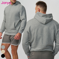 Janya personnalisé logo uni à manches longues état d'équilibre décontracté Gym sport Streetwear pulls à capuche sweat survêtements pour hommes