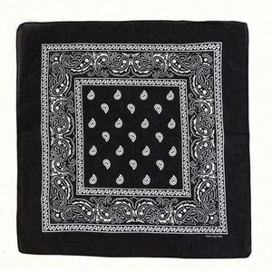 Fashion 18 Colors Paisley Printed Cotton Bandanas Recycled Bandana Square <b>Head</b> <b>Wraps</b> Kerchief Neck Scarf Novelty Cotton Bandanas - Product Image 1