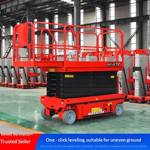 Plateforme élévatrice mobile à ciseaux hydraulique compacte pour travaux d'entretien en hauteur - Product Image 4
