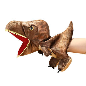Anpassbare Frühkindliche Bildungsspielzeug Triceratops Dinosaurier Plüsch-Handpuppe Kuscheltier Superweiche PP-Baumwollfüllung Netzfutter Geburtstagsgeschenk - Product Image 1
