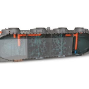 Sistema de biofiltración aireada 100 Ae T4, equipo de planta de tratamiento de agua de alta eficiencia, - Product Image 1