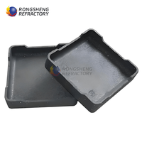 Creuset en carbure de silicium à fond rond sur mesure, capacité 60 kg, pour la fusion du fonte, et creuset en carbure de silicium de 70 kg