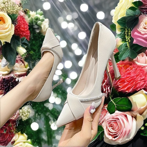 Zapatos de Tacón Alto para Mujer, Tacón Delgado, Sin Cordones, Verano 2026, Nuevo Diseño de Punta, Elegantes, para Trabajar, Aumentan la Estatura, de Goma, Hermosos - Product Image 2