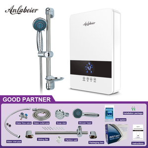 Chauffe-eau instantané sans réservoir électrique Anlabeier XD60 3000-6000W avec écran LED et bouton tactile intelligent pour usage commercial et domestique - Product Image 5