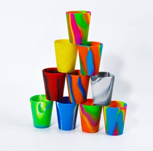 Vente flash - Tasse en silicone incassable, réutilisable, durable, résistante aux chocs, 16 onces, tasse en verre en silicone - Product Image 3