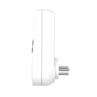 Minuteur électronique intelligent IL avec prise, affichage LCD, 3 prises, 15A 230V, matériau PC, anti-effraction, usage industriel et hospitalier