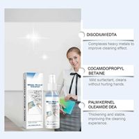 Nouveau spray nettoyant liquide pour tableau blanc effaçable à sec de 100ml avec boîte en papier