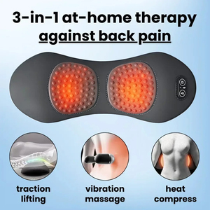 Dropshipping Products 2026 Electric 3-in-1 Lumbar Support Heating Pillow Back Waist Relief Massager Dropshipping Agent - Product Image 4