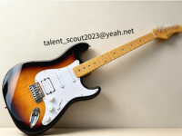 Factory Direct OEM Guitar Glossy Professional Solid Wood Maple Neck ST Electric Guitar With Wholesale