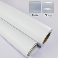 Bâche PVC Frontlit Brillante 510 g/m² en Vinyle Polyester Enduit, Étanche et Résistante aux UV pour Impression de Panneaux Publicitaires Extérieurs