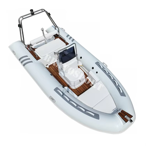 <span class=keywords><strong>Barco</strong></span> de Fibra de Vidrio de 480 cm Más Vendido, Material de PVC Hypalon, Económico para Diversión Familiar y Pesca - Product Image 1