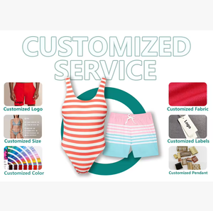 Maillot <span class=keywords><strong>de</strong></span> <span class=keywords><strong>bain</strong></span> bikini deux pièces rétro, style balconnet, froncé, à bretelles larges, à pois bleu clair et marron, avec logo personnalisé OEM, direct usine - Product Image 6