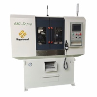 Machine à chanfreiner automatique à double tête pour servomoteur de tuyaux et de tubes en acier au carbone avec machine à polir les bords du chargeur automatique
