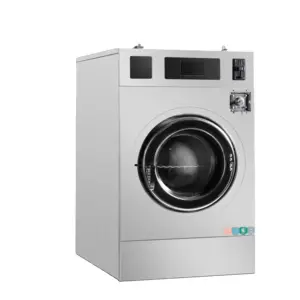 16Kg Wasserette Muntbediende Wasmachine, Commerciële Wasserijapparatuur Voor Wasserij