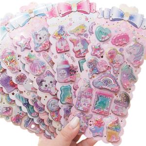 Pegatinas Decorativas Autoadhesivas de Vinilo Impermeables con Dibujos Animados en 3D Brillantes para Niños, Regalos Promocionales Divertidos - Product Image 2