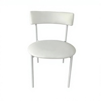Chaise de salle à manger empilable en bois pour restaurant, hôtel, événement, banquet, avec assise en PU, personnalisable