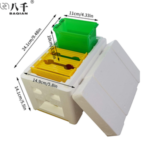Mini <span class=keywords><strong>ruche</strong></span> en plastique pour apiculteur, équipement apiculture en polystyrène, boîte EPS Queen Nuc, accouplement d'abeille, <span class=keywords><strong>ruche</strong></span> en plastique, Offre Spéciale - Product Image 2