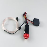 Bande lumineuse LED RGB YD RCJ 5m, source COB, ambiance décorative pour porte de voiture, intérieur de voiture, néon, ambiance LED, décoration RGB avant de voiture