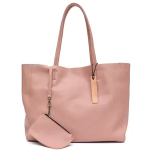 Niche Merk Design Vrouwen Echt Lederen Draagtassen Grote Eenvoudige Shopper Laptoptassen Zachte Casual Schoudertas Voor Dagelijks Werk