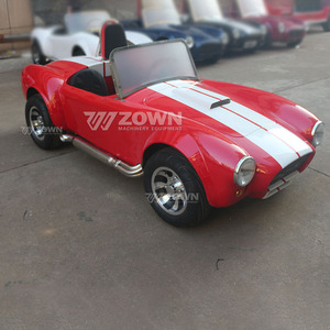 Coche Deportivo Eléctrico Clásico Rojo Mini de Alta Gama Personalizable, Vehículo Retro de Transporte Especial - Product Image 5