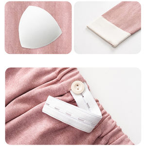 <span class=keywords><strong>Pijamas</strong></span> para Mujeres Embarazadas, Primavera <span class=keywords><strong>y</strong></span> Otoño, Ropa de Maternidad Posparto, Ropa de <span class=keywords><strong>Lactancia</strong></span>, Conjunto de Dos Piezas, Ropa Holgada para el Hogar - Product Image 2