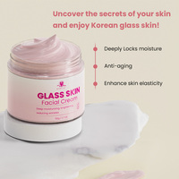 Vente en gros de crème pour le visage en verre pour peau crème de soin de la peau en verre coréenne blanchissante rajeunissante réparatrice anti-âge